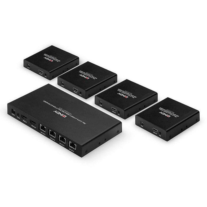Lindy 70m Cat.6 4 Port HDMI 4K60 Splitter Extender | 38262 AV Extender Lindy