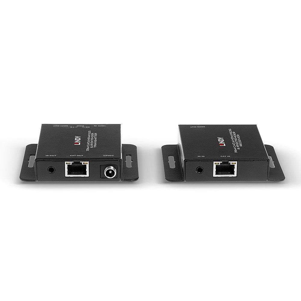 Lindy 70m Cat.6 HDMI 4K30 & IR Extender with PoC & Loop Out | 38208 AV Extender Lindy