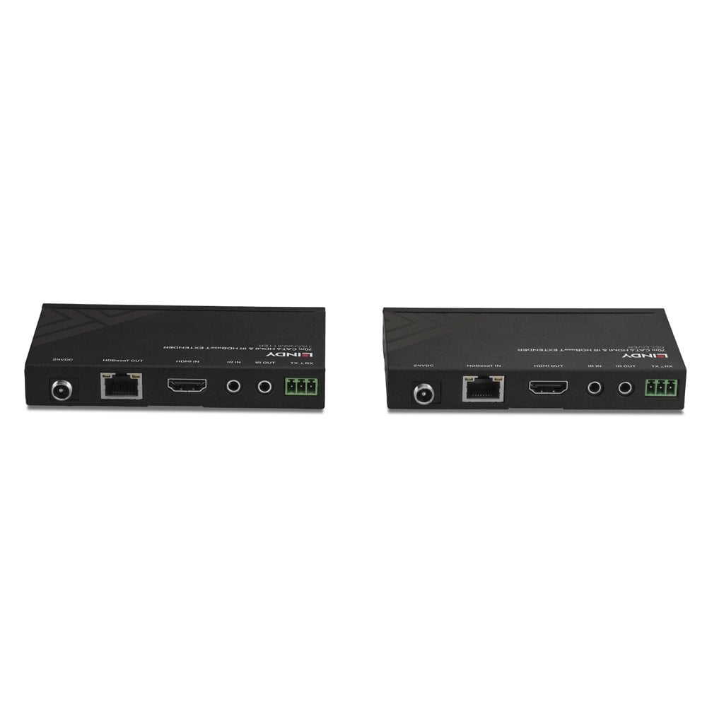 Lindy 70m Cat.6 HDMI 4K30 IR & RS-232 HDBaseT Extender with PoC | 38139 AV Extender Lindy