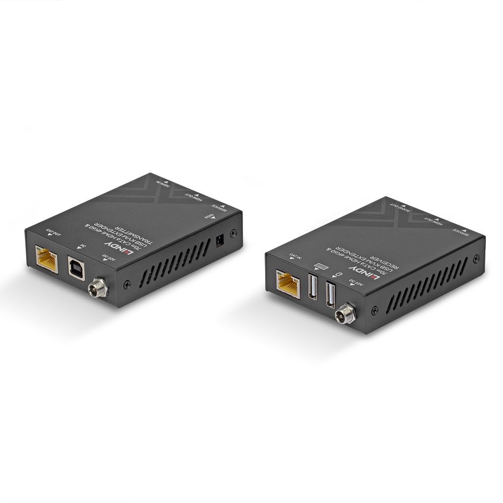 Lindy 70m Cat.6 HDMI 4K60, USB & Audio KVM Extender | 39383 AV Extender Lindy