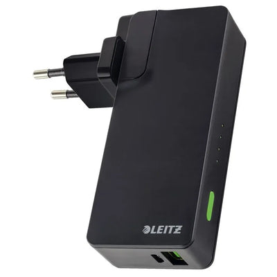 Leitz Complete USB Travel Wall Charger and Power Bank 3000 mAh | 63070095 Leitz Power Bank Leitz