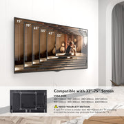 Moove 32" - 75" Extra Long Articulated Arm TV Wall Bracket | SMBR3275WB Wall Mount Bracket Moove AVMounts