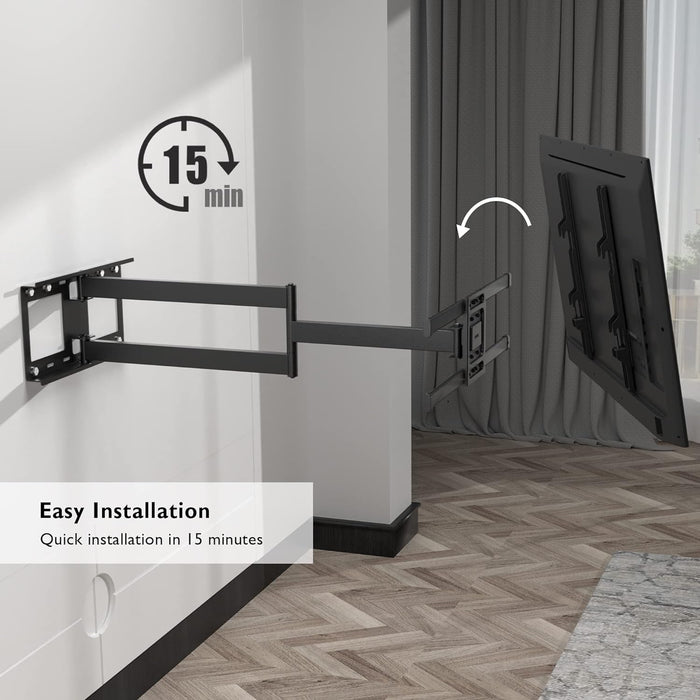 Moove 32" - 75" Extra Long Articulated Arm TV Wall Bracket | SMBR3275WB Wall Mount Bracket Moove AVMounts