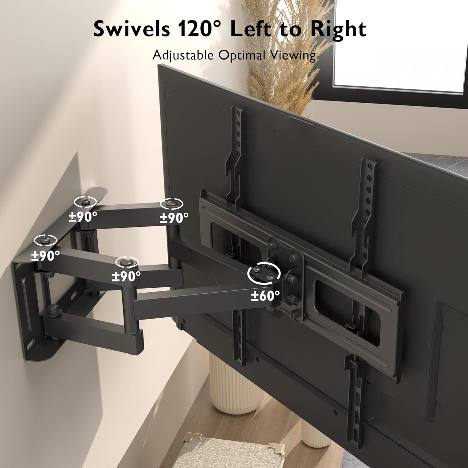 23" - 70" Moove Double Arm Full Motion TV Wall Mount | SMBR2370WB Wall Mount Bracket Moove AVMounts
