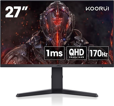 Koorui 27" QHD 170Hz 1ms IPS Gaming Monitor | 27E3Q Gaming Monitor Koorui