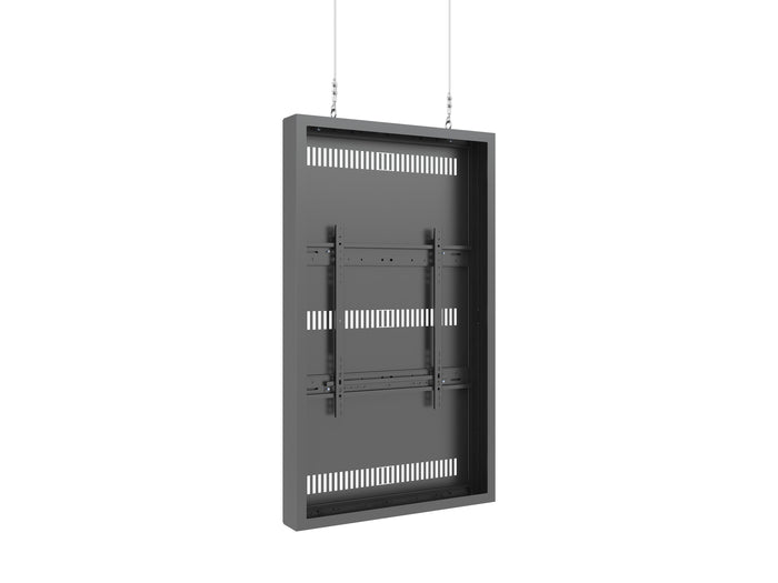 Multibrackets M Pro Series Enclosure 55" High Brightness Wire Medium Black Signage Display Enclosures Multibrackets