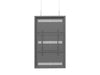 Multibrackets M Pro Series Enclosure 55" High Brightness Wire Medium Black Signage Display Enclosures Multibrackets