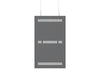 Multibrackets M Pro Series Enclosure 55" High Brightness Wire Medium Black Signage Display Enclosures Multibrackets