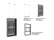 Multibrackets M Pro Series Enclosure 55" High Brightness Wire Medium Black Signage Display Enclosures Multibrackets