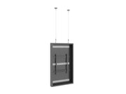 Multibrackets M Pro Series Enclosure 55" High Brightness Wire Medium Black Signage Display Enclosures Multibrackets