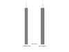 Multibrackets M Pro Series Enclosure 55" High Brightness Wire Medium Black Signage Display Enclosures Multibrackets
