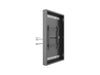 Multibrackets M Pro Series Enclosure 55" High Brightness Column Medium Black Signage Display Enclosures Multibrackets