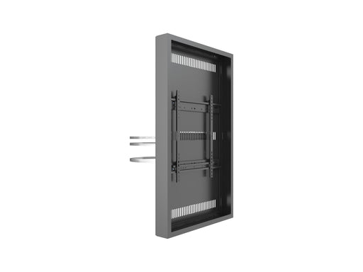 Multibrackets M Pro Series Enclosure 55" High Brightness Column Medium Black Signage Display Enclosures Multibrackets