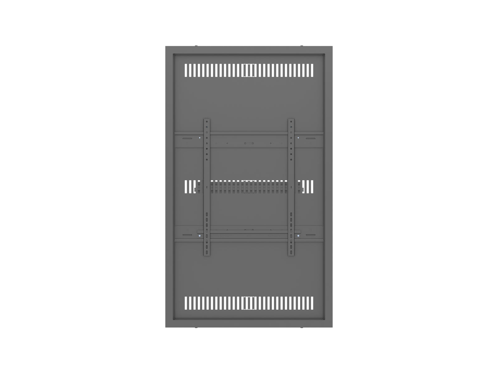 Multibrackets M Pro Series Enclosure 55" High Brightness Column Medium Black Signage Display Enclosures Multibrackets