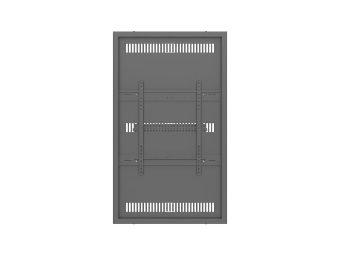 Multibrackets M Pro Series Enclosure 55" High Brightness Column Medium Black Signage Display Enclosures Multibrackets