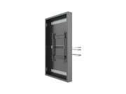 Multibrackets M Pro Series Enclosure 55" High Brightness Column Medium Black Signage Display Enclosures Multibrackets