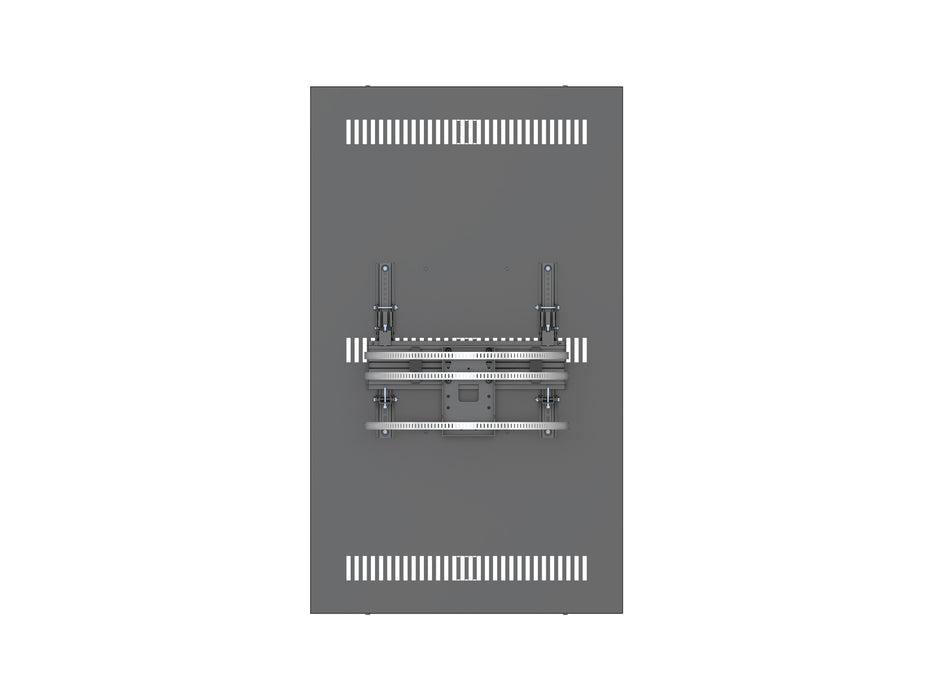 Multibrackets M Pro Series Enclosure 55" High Brightness Column Medium Black Signage Display Enclosures Multibrackets