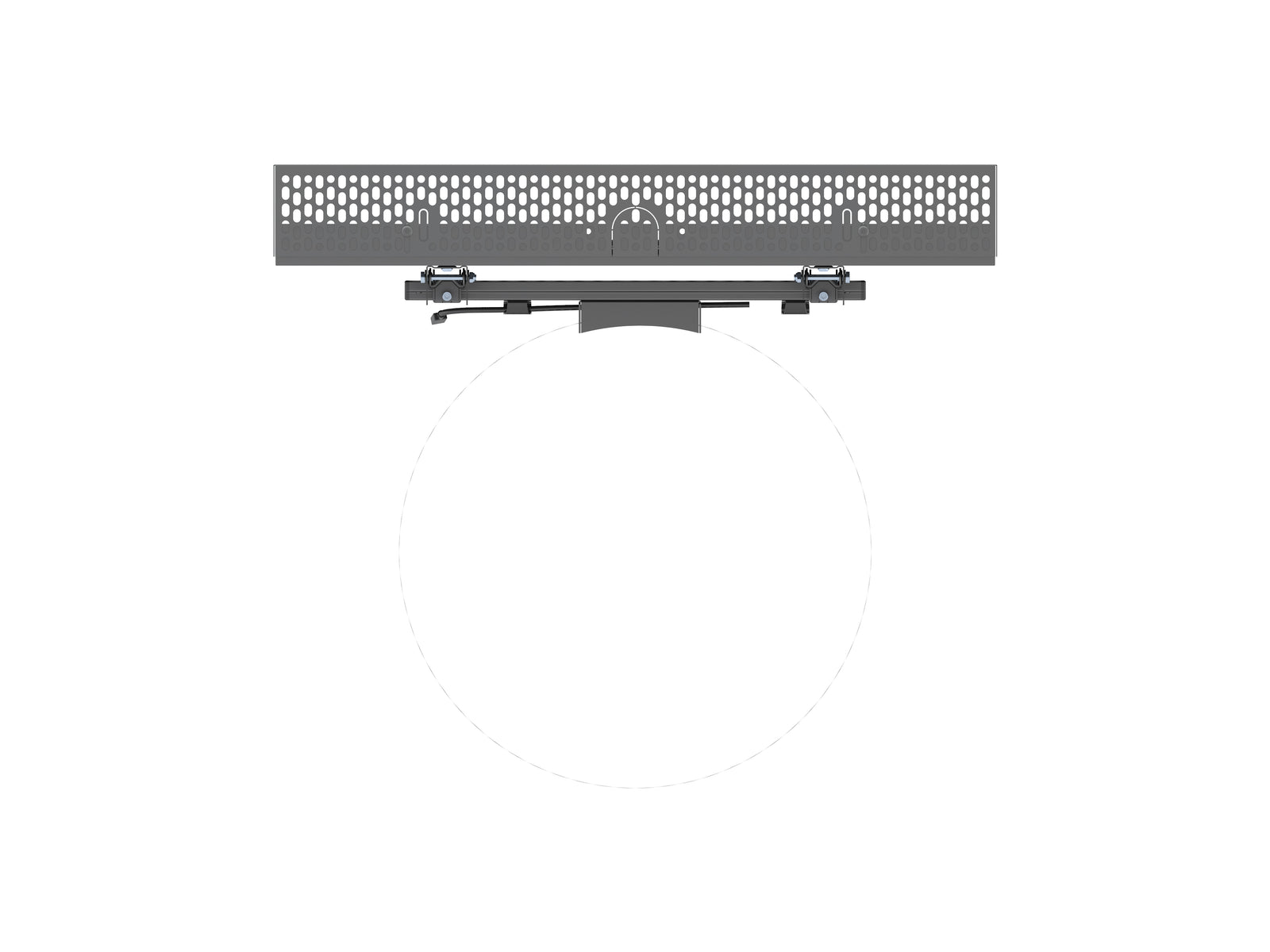 Multibrackets M Pro Series Enclosure 55" High Brightness Column Medium Black Signage Display Enclosures Multibrackets