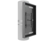 Multibrackets M Pro Series Enclosure 55" High Brightness Column Medium Black Signage Display Enclosures Multibrackets