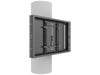 Multibrackets M Pro Series Enclosure 55" High Brightness Column Medium Black Signage Display Enclosures Multibrackets