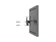 Multibrackets M Pro Series Enclosure 55" High Brightness Column Medium Black Signage Display Enclosures Multibrackets