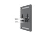Multibrackets M Pro Series Enclosure 55" High Brightness Column Medium Black Signage Display Enclosures Multibrackets