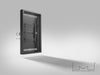 Multibrackets M Pro Series Enclosure 55" High Brightness Column Medium Black Signage Display Enclosures Multibrackets