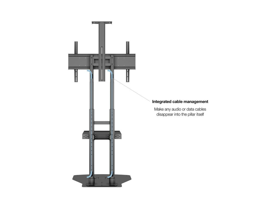 Multibrackets M Public Floorbase Basic 180 Incl Shelf & Cameraholder