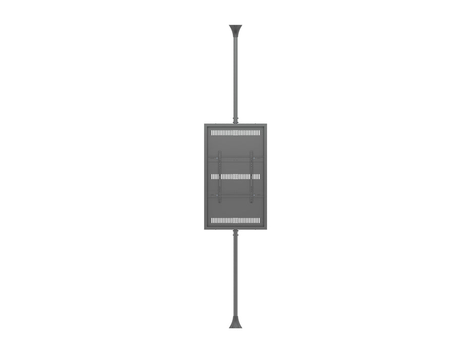 Multibrackets M Pro Series Enclosure 55" High Brightness Floor to Ceiling Medium Black Signage Display Enclosures Multibrackets