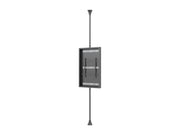Multibrackets M Pro Series Enclosure 55" High Brightness Floor to Ceiling Medium Black Signage Display Enclosures Multibrackets