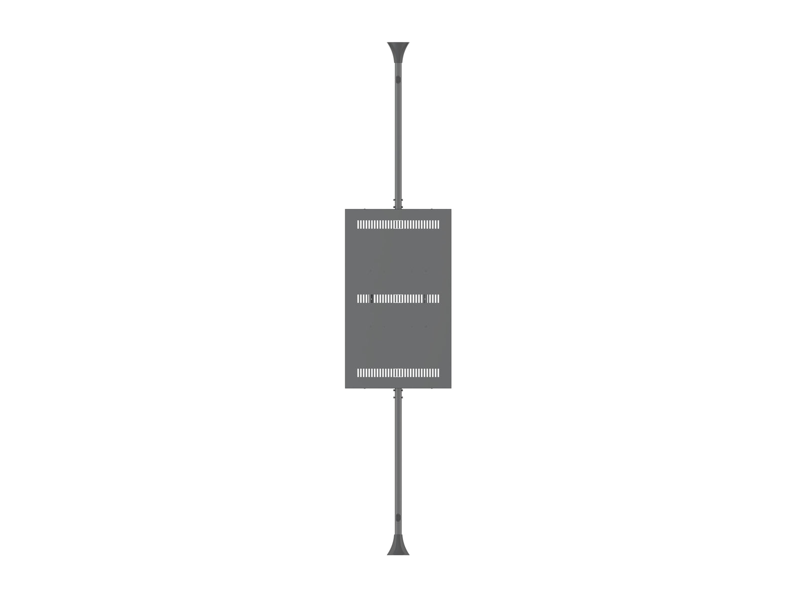 Multibrackets M Pro Series Enclosure 55" High Brightness Floor to Ceiling Medium Black Signage Display Enclosures Multibrackets