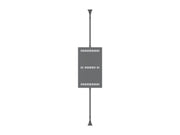 Multibrackets M Pro Series Enclosure 55" High Brightness Floor to Ceiling Medium Black Signage Display Enclosures Multibrackets