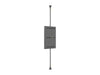 Multibrackets M Pro Series Enclosure 55" High Brightness Floor to Ceiling Medium Black Signage Display Enclosures Multibrackets