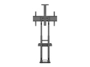 Multibrackets M Public Floormount Basic 180 Incl Shelf & Cameraholder | For 55" - 80" Screens Floor Stand Multibrackets