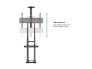 Multibrackets M Public Floormount Basic 180 Incl Shelf & Cameraholder | For 55" - 80" Screens Floor Stand Multibrackets