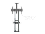 Multibrackets M Public Floormount Basic 180 Incl Shelf & Cameraholder | For 55" - 80" Screens Floor Stand Multibrackets