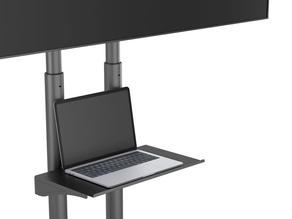 Multibrackets M Public Floormount Basic 180 Incl Shelf & Cameraholder | For 55" - 80" Screens