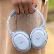 Lindy BNX-60 Wireless Active Noise Cancelling Headphones with aptX, Cool Grey Headset Lindy