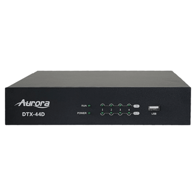 Aurora DTX-44D 4x4 Dante DSP with 4x4 Analog in and Out Multimedia Aurora