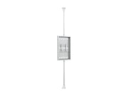 Multibrackets M Pro Series Enclosure 43" Floor to Ceiling Medium White Signage Display Enclosures Multibrackets