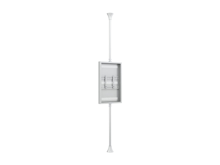 Multibrackets M Pro Series Enclosure 43" Floor to Ceiling Medium White Signage Display Enclosures Multibrackets