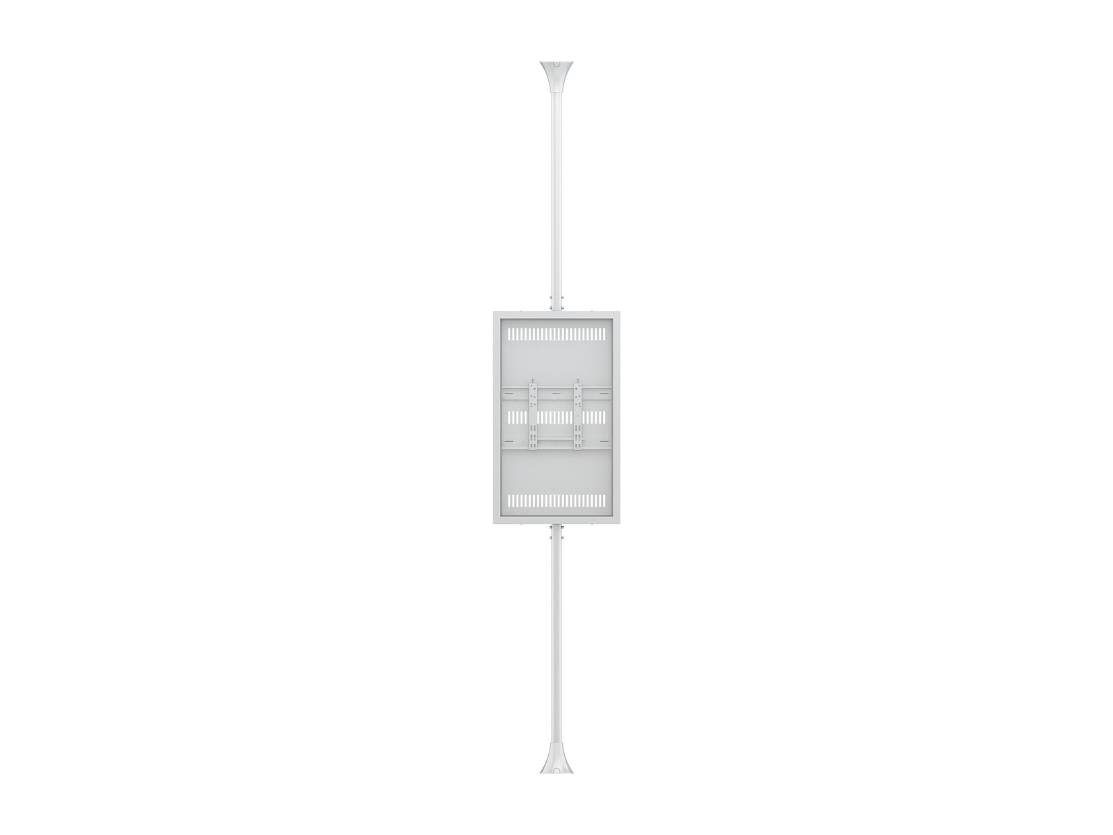 Multibrackets M Pro Series Enclosure 43" Floor to Ceiling Medium White Signage Display Enclosures Multibrackets
