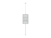 Multibrackets M Pro Series Enclosure 43" Floor to Ceiling Medium White Signage Display Enclosures Multibrackets