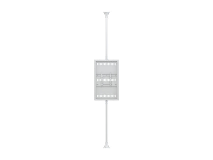 Multibrackets M Pro Series Enclosure 43" Floor to Ceiling Medium White Signage Display Enclosures Multibrackets