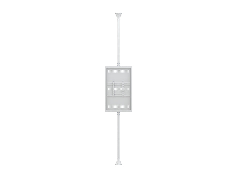 Multibrackets M Pro Series Enclosure 43" Floor to Ceiling Medium White Signage Display Enclosures Multibrackets