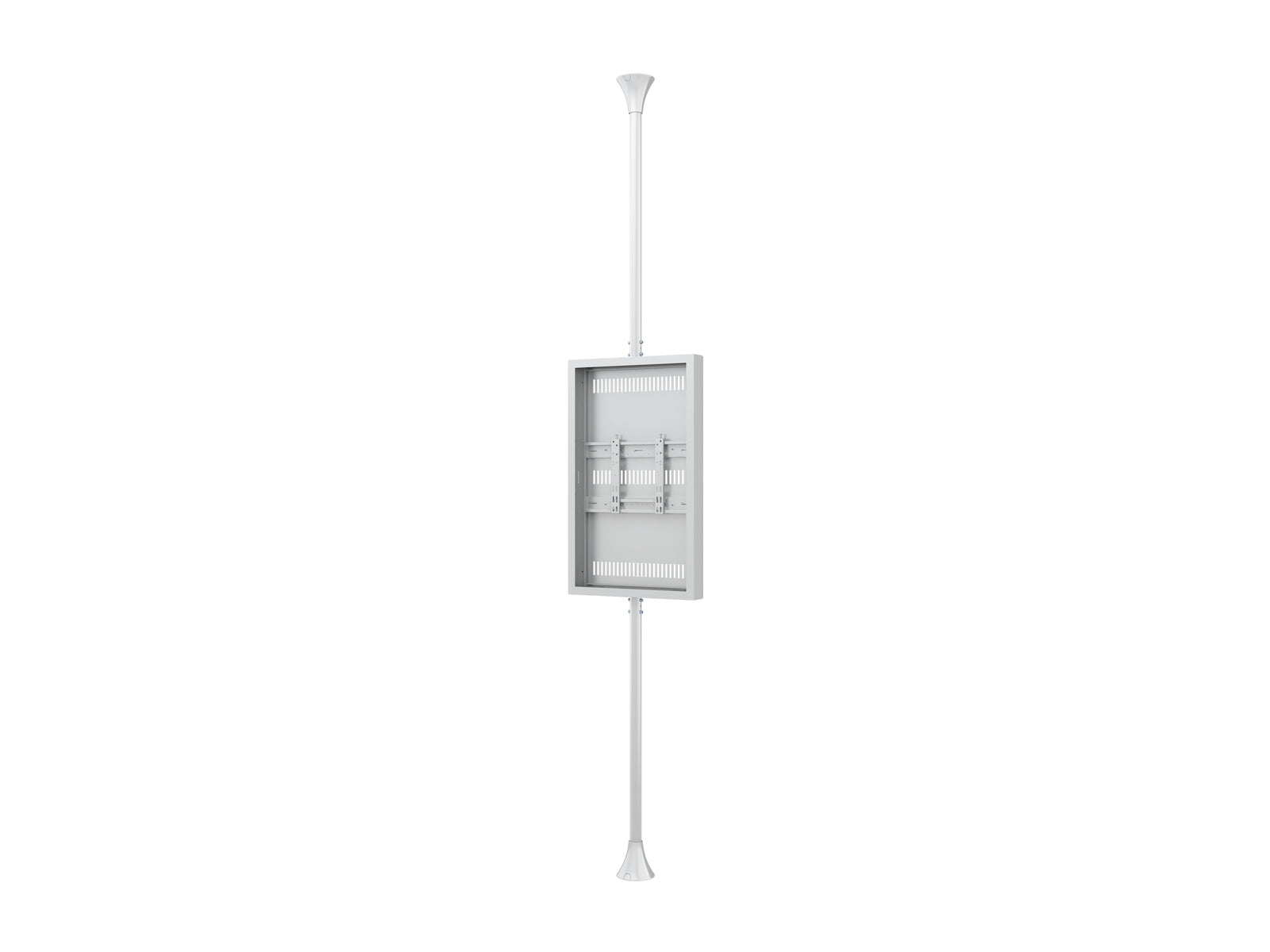 Multibrackets M Pro Series Enclosure 43" Floor to Ceiling Medium White Signage Display Enclosures Multibrackets