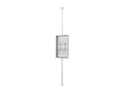 Multibrackets M Pro Series Enclosure 43" Floor to Ceiling Medium White Signage Display Enclosures Multibrackets