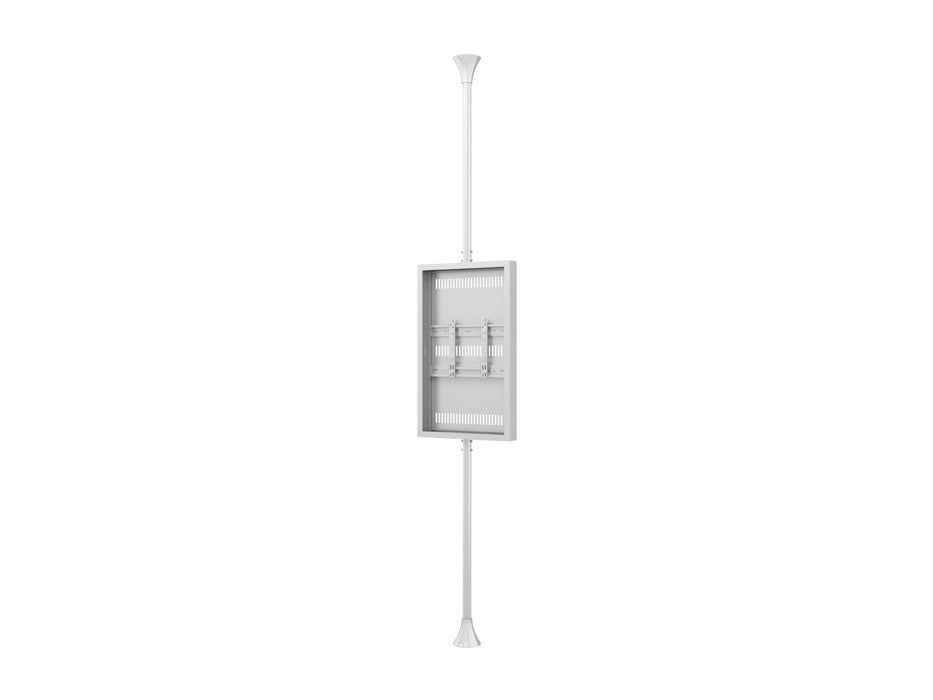 Multibrackets M Pro Series Enclosure 43" Floor to Ceiling Medium White Signage Display Enclosures Multibrackets