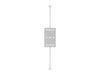 Multibrackets M Pro Series Enclosure 43" Floor to Ceiling Medium White Signage Display Enclosures Multibrackets