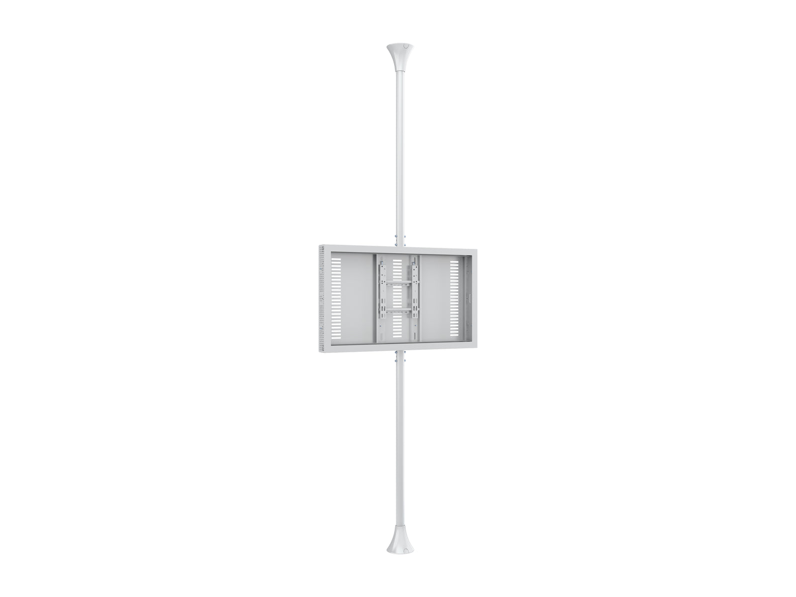Multibrackets M Pro Series Enclosure 43" Floor to Ceiling Medium White Signage Display Enclosures Multibrackets